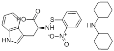 N-O-NITROPHENYLSULFENYL-L-TRYPTOPHAN DI(CYCLOHEXYL)AMMONIUM SALT 结构式