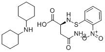 N-(2-NITROPHENYLSULFENYL)-L-ASPARAGINE (DICYCLOHEXYLAMMONIUM) SALT 结构式