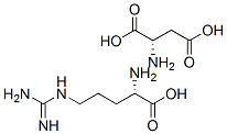 L-精氨酸L-天冬氨酸盐 结构式