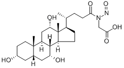 N-nitrosoglycocholic acid 结构式