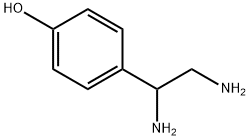 Phenol, 4-(1,2-diaminoethyl)- (9CI) 结构式