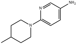 6-(4-METHYLPIPERIDIN-1-YL)PYRIDIN-3-AMINE 结构式