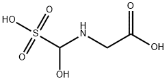 Glycine,  N-(hydroxysulfomethyl)- 结构式