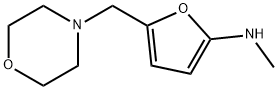 2-Furanamine,  N-methyl-5-(4-morpholinylmethyl)- 结构式