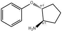 Cyclopentanamine, 2-phenoxy-, trans- (9CI) 结构式