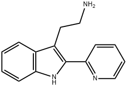 2-(2-PYRIDIN-2-YL-1H-INDOL-3-YL)-ETHYLAMINE 结构式