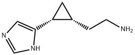 Cyclopropaneethanamine, 2-(1H-imidazol-4-yl)-, (1R,2R)- (9CI) 结构式