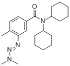 p-Toluamide, N,N-dicyclohexyl-3-(3,3-dimethyltriazeno)- 结构式