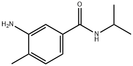 3-氨基-N-异丙基-4-甲基苯甲酰胺 结构式
