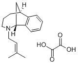 2-(3-Methyl-2-butenyl)-1,2,3,4,5,6-hexahydro-1,6-methano-2-benzazocine  oxalate 结构式