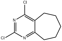 2,4-二氯-6,7,8,9-四氢-5H-环庚基[D]嘧啶 结构式