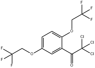 1,4-BIS(2,2,2-TRIFLUOROETHOXY)-2-(TRICHLOROACETYL)BENZENE