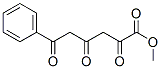 methyl alpha,gamma,.epsilon.-trioxobenzenehexanoate 结构式