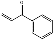1-苯基-2-丙烯基-1-酮 结构式