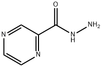吡嗪-2-甲酰肼 结构式