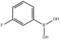 3-氟苯基硼酸 结构式