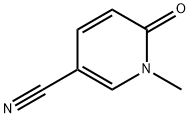 1-甲基-5-氰基吡啶-2(1H)-酮 结构式