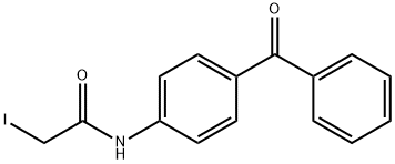 二苯甲酮-4-碘乙酰胺 结构式
