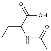 N-乙酰基-DL-2-氨基-N-丁酸 结构式