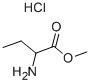 DL-2-氨基正丁酸甲酯盐酸盐 结构式