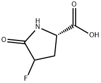 Proline, 4-fluoro-5-oxo- (7CI,8CI,9CI) 结构式