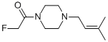 Piperazine, 1-(fluoroacetyl)-4-(3-methyl-2-butenyl)- (9CI) 结构式