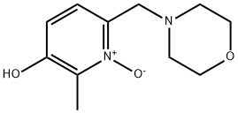 3-Pyridinol, 2-methyl-6-(4-morpholinylmethyl)-, 1-oxide (9CI) 结构式