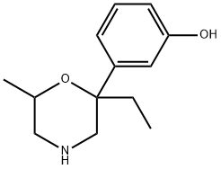 Phenol, 3-(2-ethyl-6-methyl-2-morpholinyl)- (9CI) 结构式