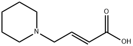 (2E)-4-(1-哌啶基)-2-丁烯酸 结构式