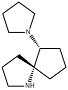1-Azaspiro[4.4]nonane,6-(1-pyrrolidinyl)-,(5R,6R)-(9CI) 结构式