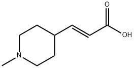 2-Propenoicacid,3-(1-methyl-4-piperidinyl)-,(2E)-(9CI) 结构式