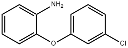 2-(3-氯苯氧基)苯胺 结构式