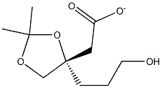 1,3-Dioxolane-4-propanol,2,2-dimethyl-,acetate,(4S)-(9CI) 结构式