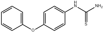 4-苯氧基苯基硫脲 结构式