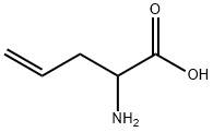 DL-2-氨基-4-戊烯酸 结构式