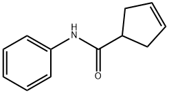 3-Cyclopentene-1-carboxamide,  N-phenyl- 结构式
