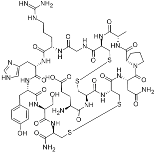 芋螺毒素 G I 结构式