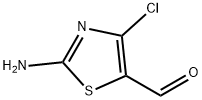 2-氨基-4-氯噻唑-5-甲醛 结构式