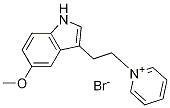1-(5-methoxy-3-indolylethyl)pyridinium bromide 结构式