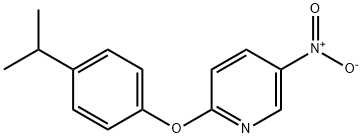 2-(4-Isopropyl-phenoxy)-5-nitro-pyridine 结构式
