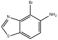 5-氨基-4-溴苯并噻唑 结构式