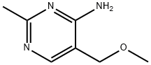 4-Amino-5-methoxymethyl-2-methylpyrimidine 结构式