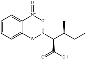 N-(o-nitrophenylthio)-L-isoleucine 结构式