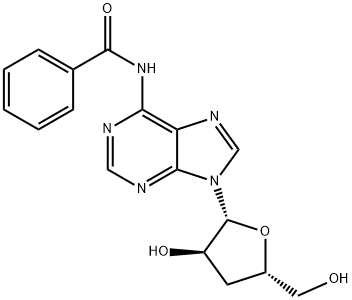 N6-BENZOYL-3'-DEOXYADENOSINE 结构式