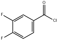 3,4-二氟苯甲酰氯 结构式