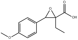 Oxiranecarboxylic acid, 2-ethyl-3-(4-methoxyphenyl)- (9CI) 结构式