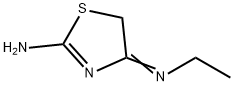 2-Thiazolamine,  4-(ethylimino)-4,5-dihydro-  (9CI) 结构式