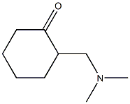 Cyclohexanone, 2-[(dimethylamino)methyl]-, (+)- (9CI) 结构式