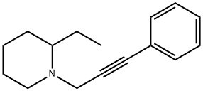 Piperidine, 2-ethyl-1-(3-phenyl-2-propynyl)- (9CI) 结构式