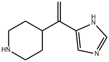 Piperidine,  4-[1-(1H-imidazol-4-yl)ethenyl]-  (9CI) 结构式